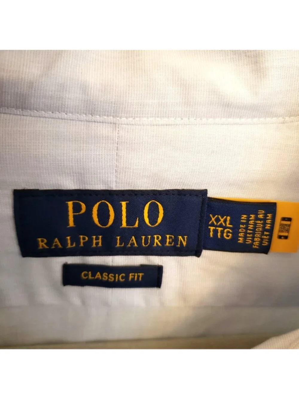 Polo Ralph Lauren Classic Fit 100% Cotton Lt Blue Shirt w/Metal Collar Stays XXL